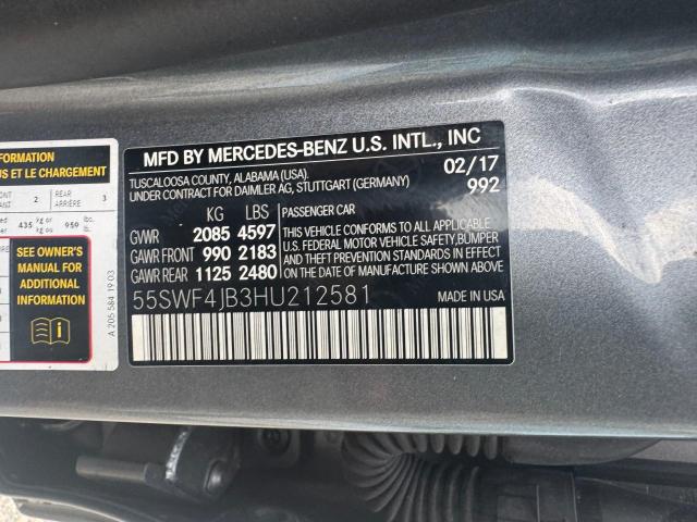2017 MERCEDES-BENZ C 300 - 55SWF4JB3HU212581
