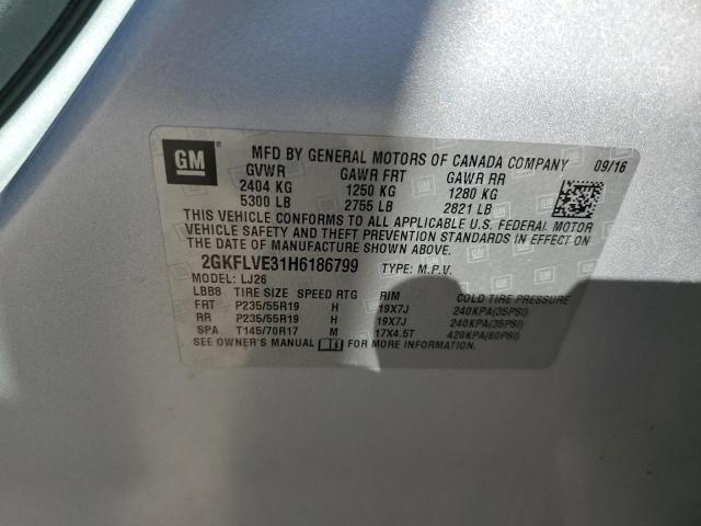 2017 GMC TERRAIN DE 2GKFLVE31H6186799
