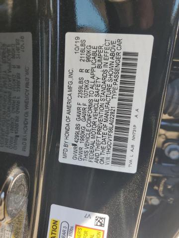 2020 HONDA ACCORD EXL 1HGCV1F56LA022821