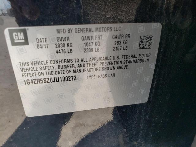 2018 BUICK LACROSSE PREMIUM 1G4ZR5SZ0JU100272