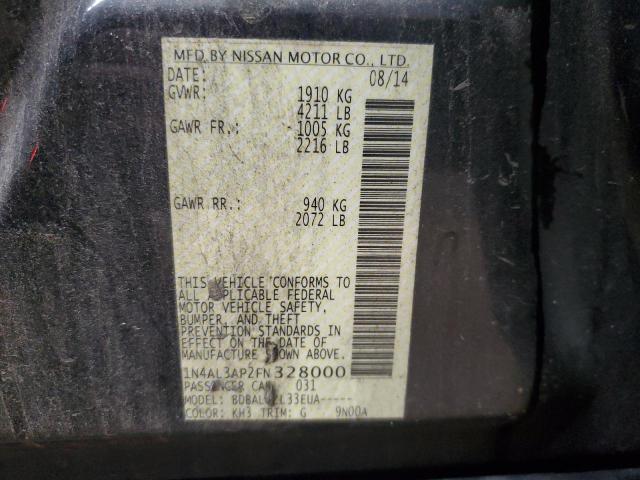 2015 NISSAN ALTIMA 2.5 - 1N4AL3AP2FN328000