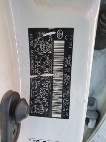 2014 TOYOTA PRIUS - JTDKN3DU5E0382266