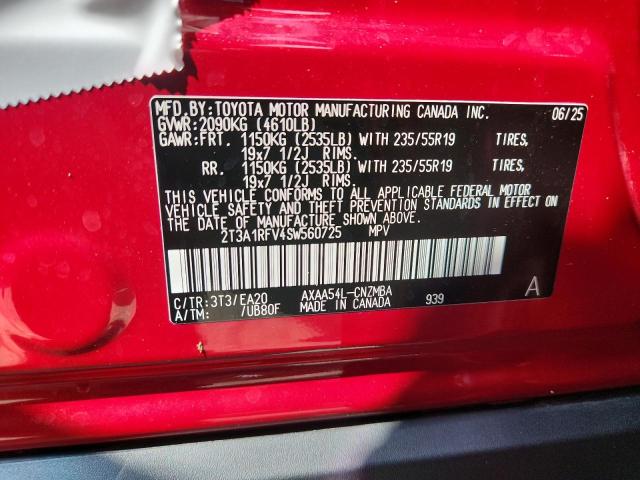 2025 TOYOTA RAV4 XLE PREMIUM 2T3A1RFV4SW560725