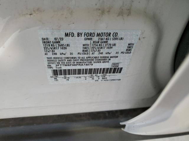 2023 FORD MAVERICK XL 3FTTW8F98PRA74079