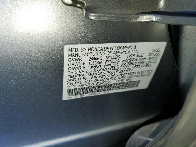 2023 ACURA MDX TECHNO 5J8YE1H40PL022656