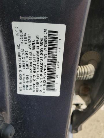 2015 HONDA ACCORD EX - 1HGCR2F70FA249521