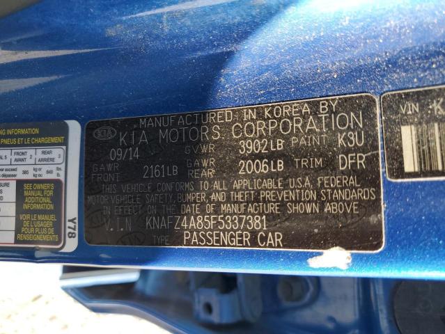 2015 KIA FORTE EX - KNAFZ4A85F5337381