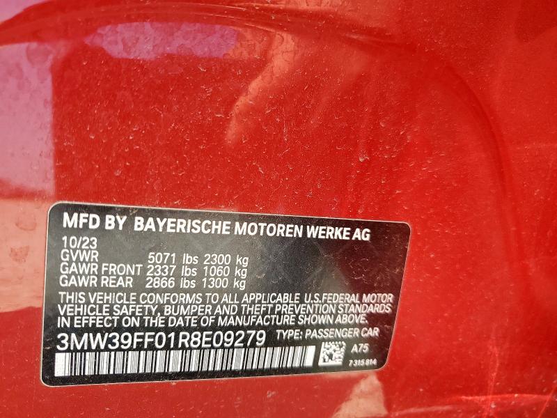 2024 BMW 330E 3MW39FF01R8E09279