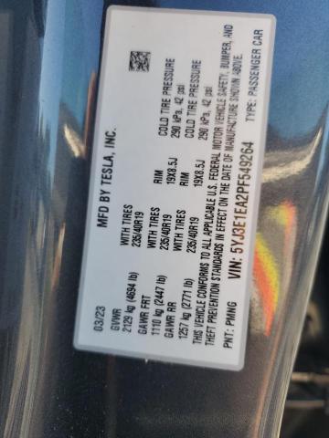 2024 TESLA MODEL 3 5YJ3E1EA2PF549264