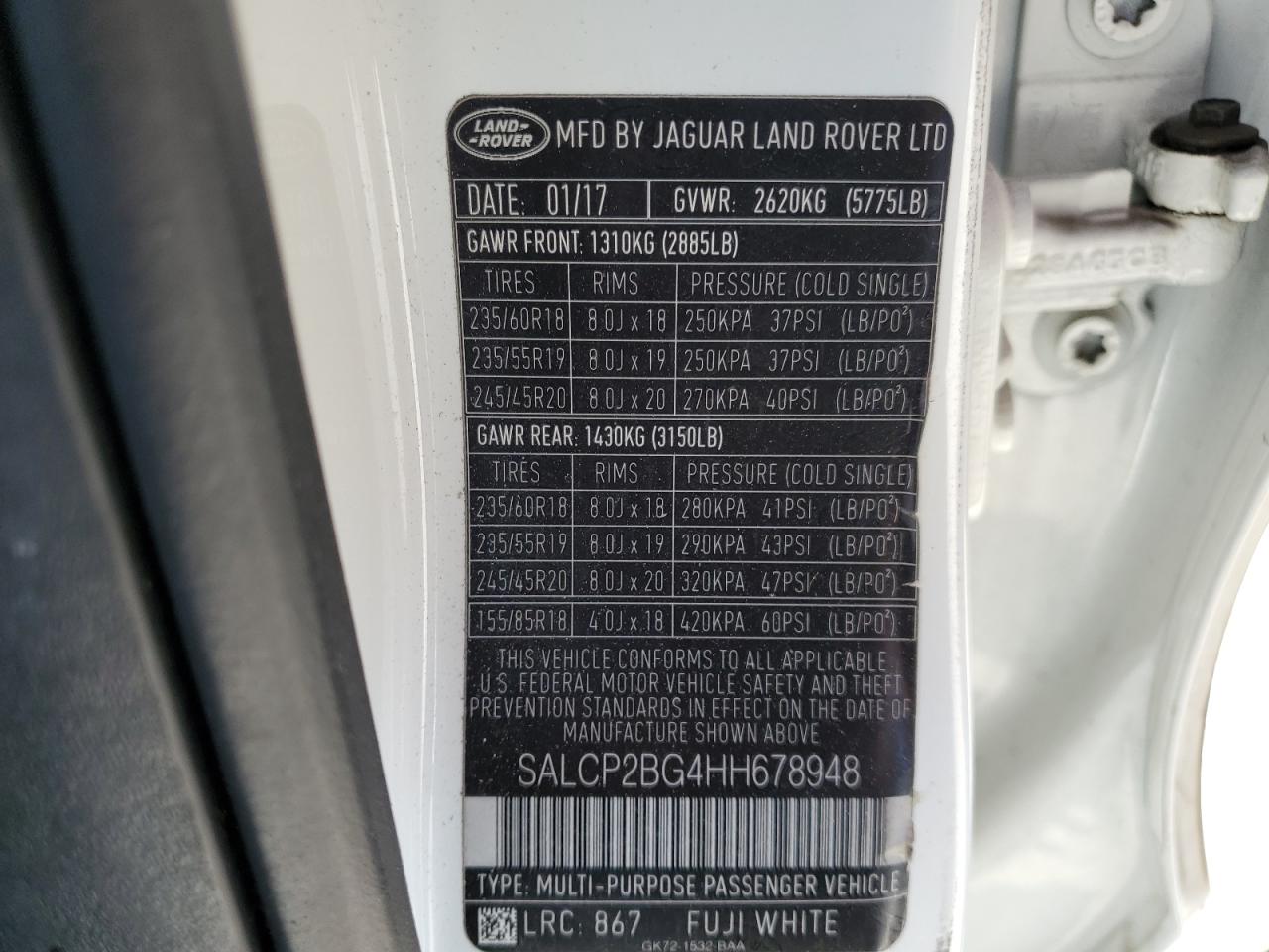 LAND ROVER DISCOVERY SE