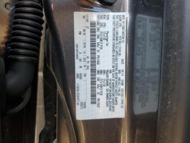 2016 FORD FOCUS SE - 1FADP3K29GL203545