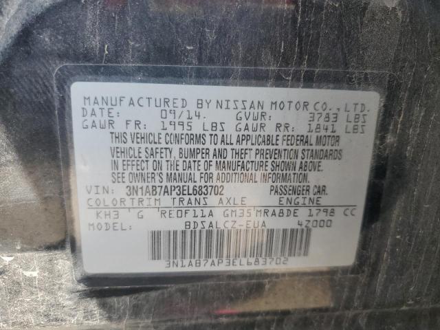 2014 NISSAN SENTRA S - 3N1AB7AP3EL683702