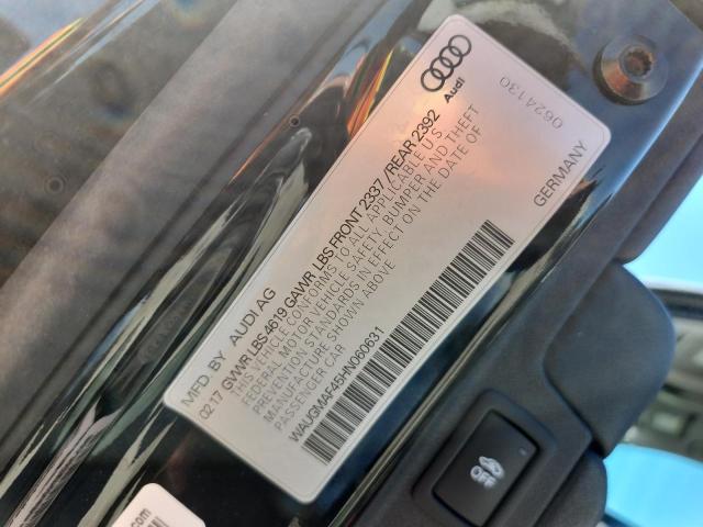 2017 AUDI A4 ULTRA P - WAUGMAF45HN060631