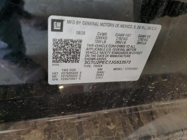 2018 GMC 1500 LONG 3GTU2PEC7JG513573