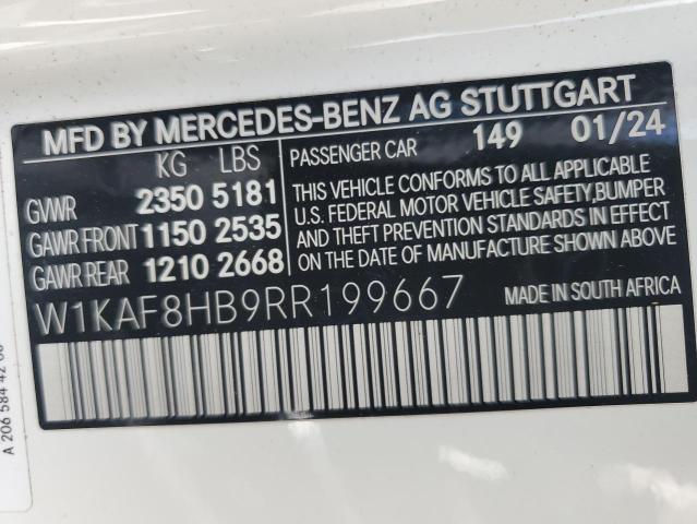 2024 MERCEDES-BENZ C 43 AMG W1KAF8HB9RR199667