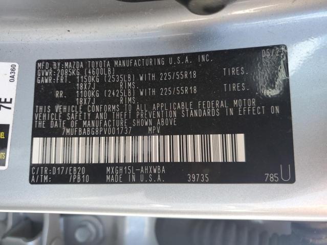 2023 TOYOTA COROLLA CROSS LE 7MUFBABG8PV001737