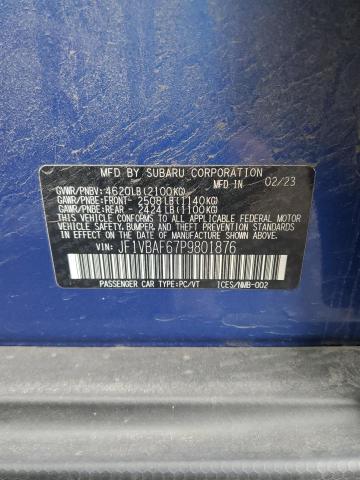 2023 SUBARU WRX PREMIUM JF1VBAF67P9801876