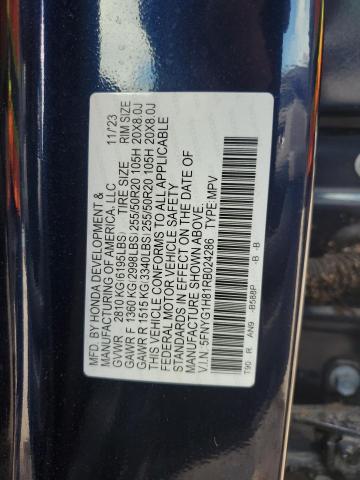 2024 HONDA PILOT ELIT 5FNYG1H81RB024286