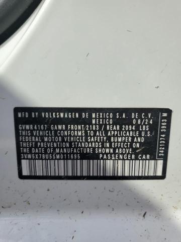 2025 VOLKSWAGEN JETTA S 3VW5X7BU5SM011695