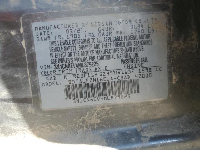 2021 NISSAN VERSA SV - 3N1CN8EV4ML879225