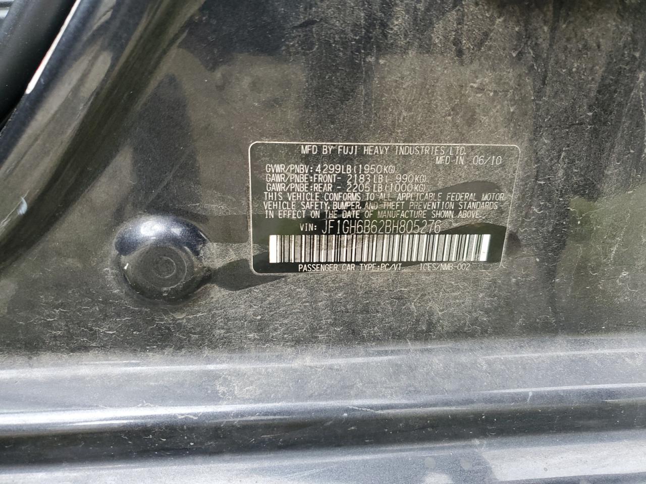 SUBARU IMPREZA 2.5I PREMIUM