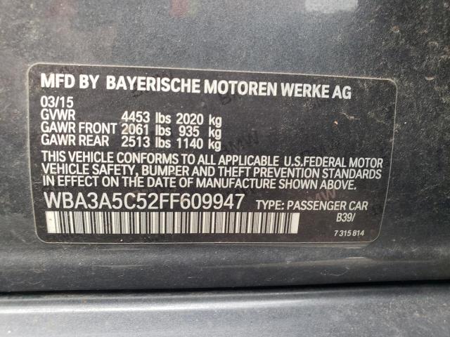2015 BMW 328 I WBA3A5C52FF609947