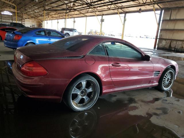 MERCEDES-BENZ SL 500R 2003 red  gas WDBSK75F63F042021 photo #4