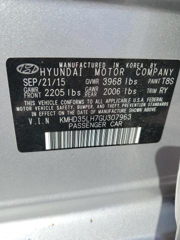 2016 HYUNDAI ELANTRA GT KMHD35LH7GU307963