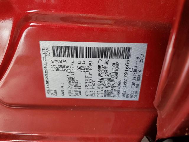 2025 NISSAN ROGUE S 5N1BT3AA9SC791666