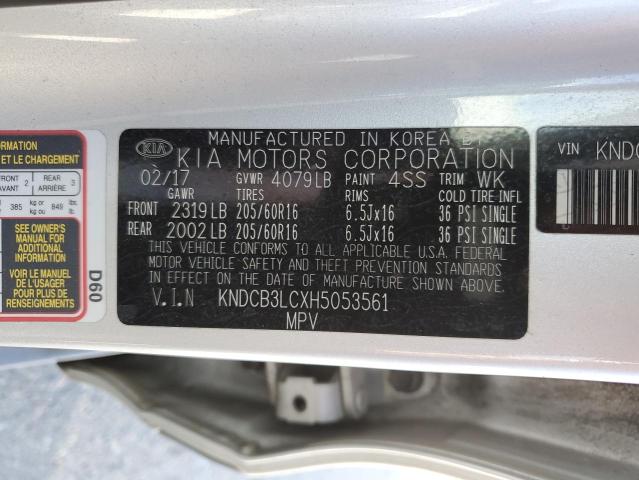 2017 KIA NIRO FE KNDCB3LCXH5053561