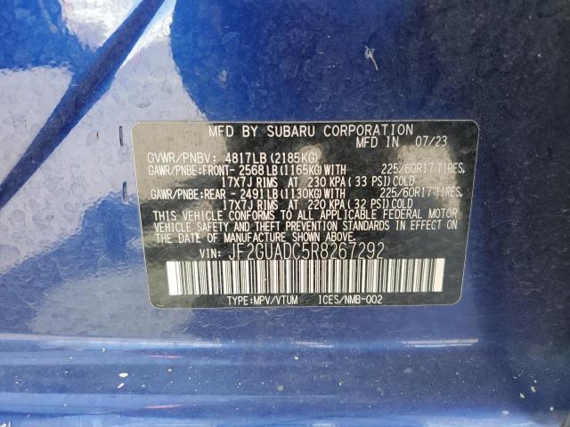 2024 SUBARU CROSSTREK JF2GUADC5R8267292