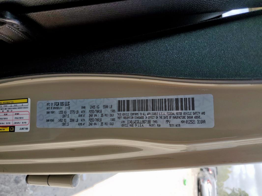2018 JEEP WRANGLER U 1C4BJWEG6JL867188