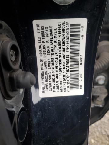 2016 HONDA CIVIC TOUR 19XFC1F96GE200718