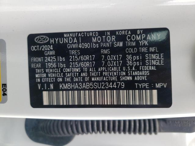 2025 HYUNDAI KONA SE KM8HA3AB5SU234479