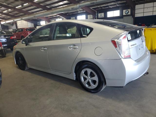 TOYOTA PRIUS 2014 silver hatchbac hybrid engine JTDKN3DU9E1737630 photo #3