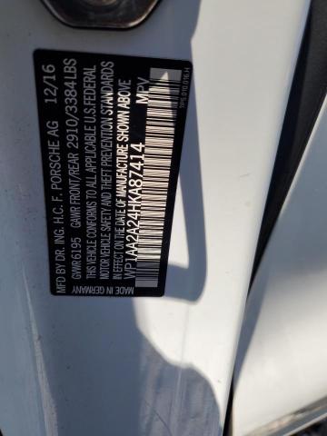 2017 PORSCHE CAYENNE WP1AA2A24HKA87414