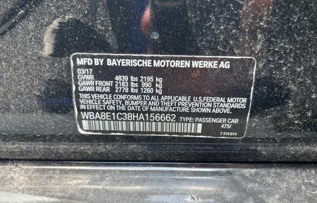 2017 BMW 330E WBA8E1C38HA156662