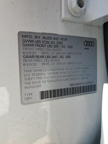 2020 AUDI Q3 PREMIUM WA1EECF31L1078211