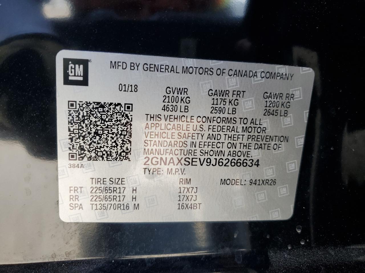 CHEVROLET EQUINOX LT