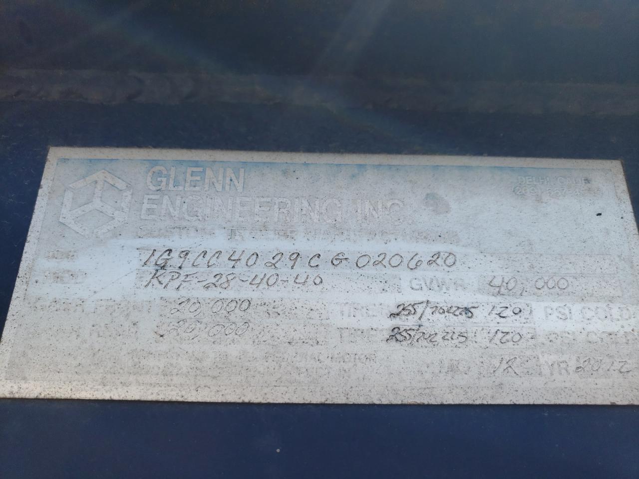 Lot #3280264995 2012 GLEN 23FT