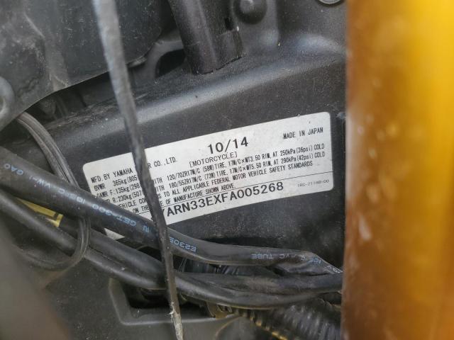 2015 YAMAHA FZ09 JYARN33EXFA005268