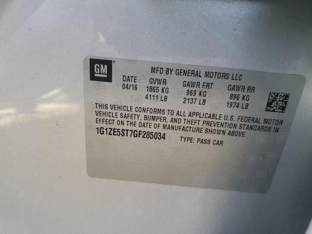 2016 CHEVROLET MALIBU LT - 1G1ZE5ST7GF285034