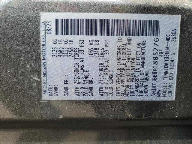 2023 NISSAN ROGUE SV 5N1BT3BB8PC885276