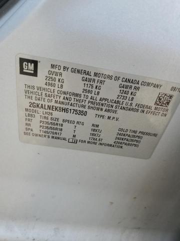 2017 GMC TERRAIN SL 2GKALNEK8H6175350