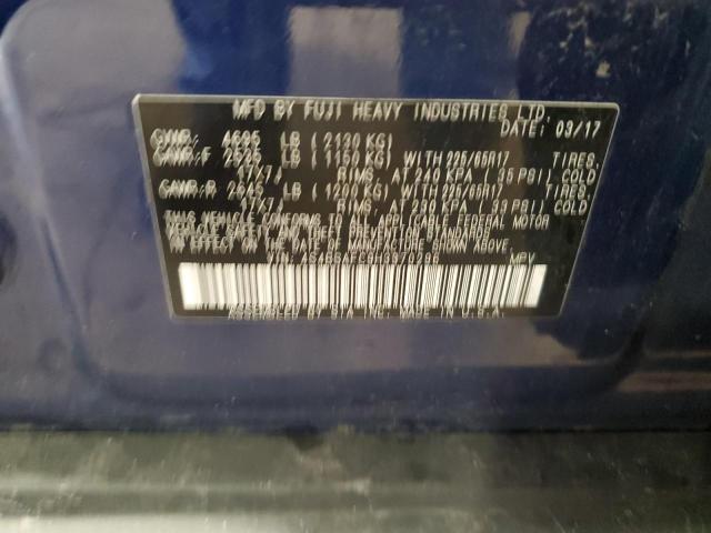 2017 SUBARU OUTBACK 2. 4S4BSAFC9H3370296