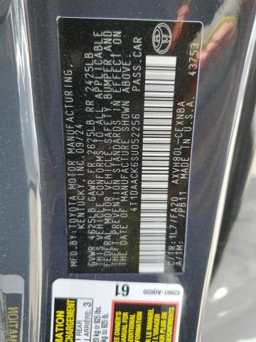 2025 TOYOTA CAMRY XSE 4T1DAACK6SU052256