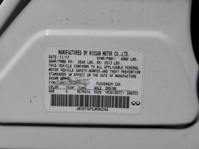 2018 INFINITI Q50 LUXE JN1EV7AP2JM362744