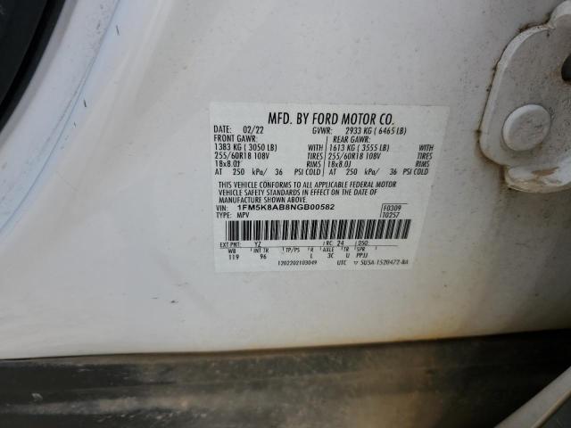 2022 FORD EXPLORER P - 1FM5K8AB8NGB00582