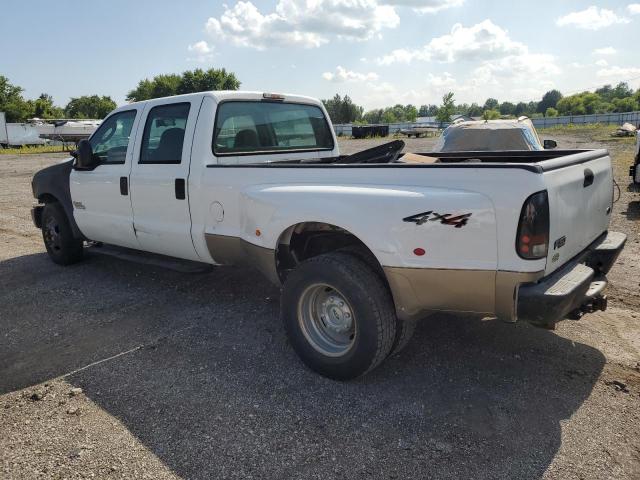 FORD F350 SUPER DUTY 2005 white crew pic diesel 1FTWW32P05EB53704 photo #3