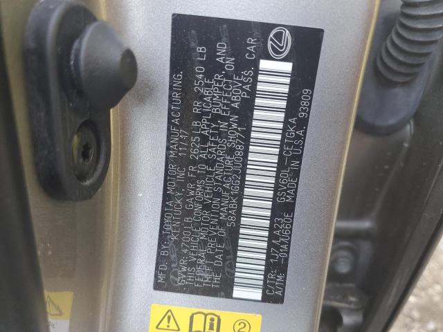 2018 LEXUS ES 350 58ABK1GG2JU088771